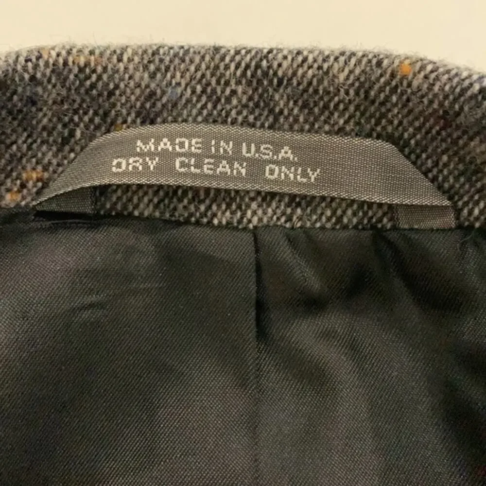 Haggar tweed Heavy 98% wool jacket.Size 38 elbow patch  excellent condition‎ - Picture 5 of 7